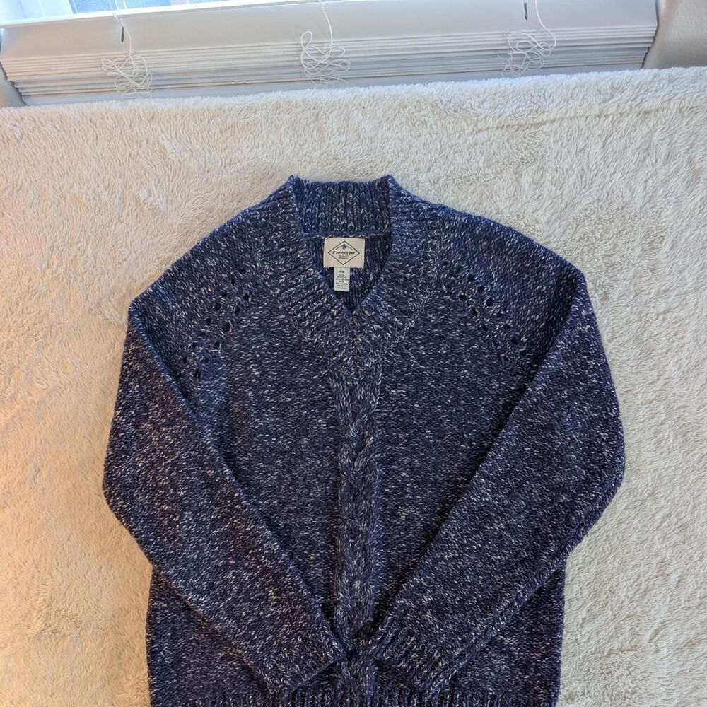 St-john-s-bay Women's Navy and Purple Jumper